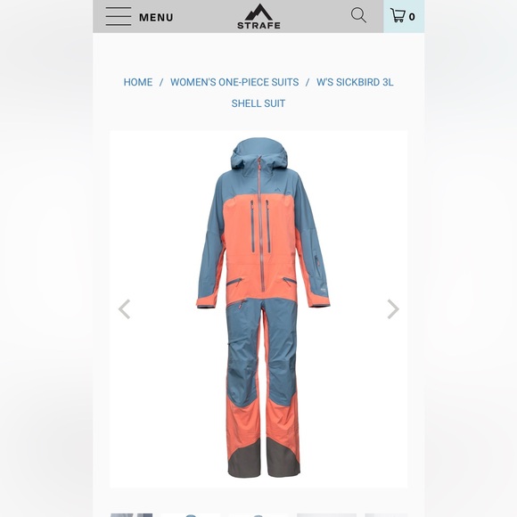 Strafe Outerwear W’s Sickbird 3L Shell Suit - Women’s One Piece - Picture 1 of 16